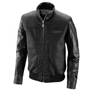Mens Leather/Wool Jacket