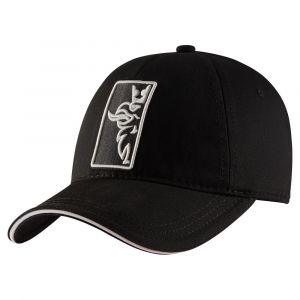 Czarna czapka sportowa Griffin 3D