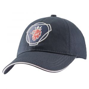 Granatowa czapka z logo Scania