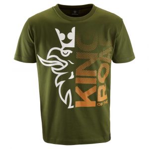 Groen regular King of the Road T-shirt voor heren