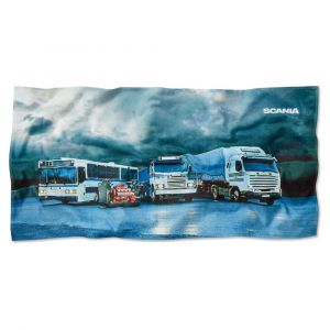 Ręcznik plażowy - Scania Family