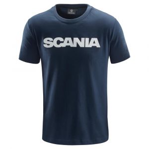 T-shirt bleu marine Scania pour homme