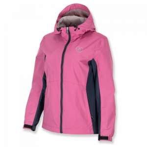 Chaqueta impermeable bicolor para mujer