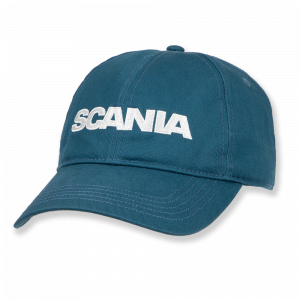 Casquette bleu foncé avec logo Scania 