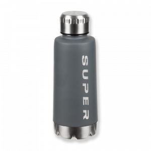 Stainless Steel Bottle SUPER – Grey