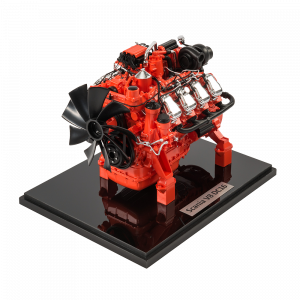 Modellino motore V8 DC16 in scala 1:12