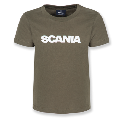 T-Shirt enfant avec logo Scania vert