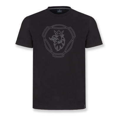 T-shirt noir avec Griffon HD pour homme