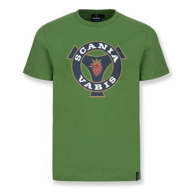 Groen Heritage heren-T-shirt