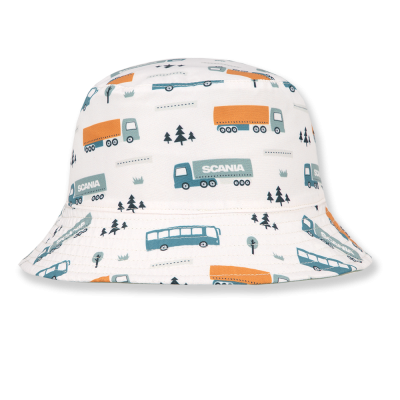 Cappello da pescatore reversibile per bambini