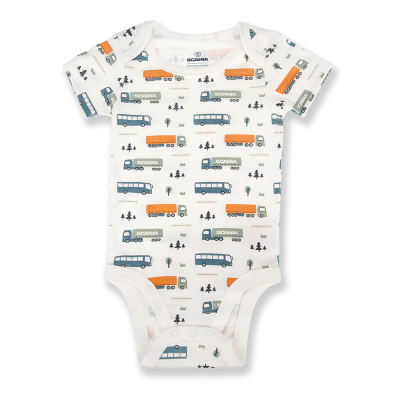 Baby Truck and Bus Bodysuit
