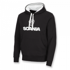 Huvtröja Scania logotyp Svart – Herr 