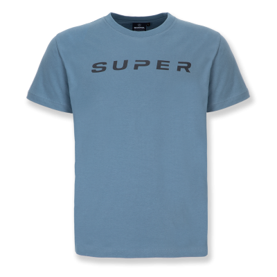 Miesten sininen SUPER-T-paita