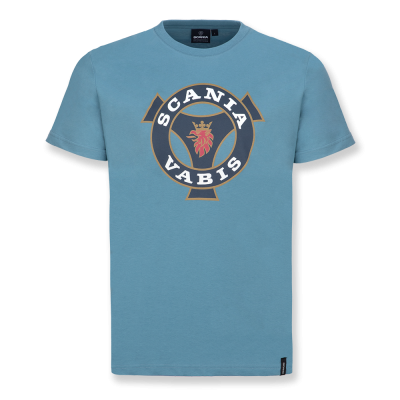 Camiseta Heritage para hombre en azul claro