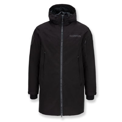 Parka noire pour homme