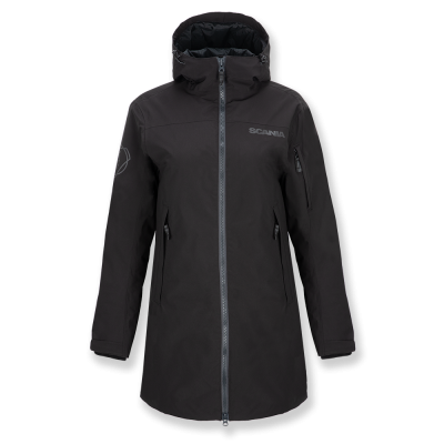 Parka nero da donna