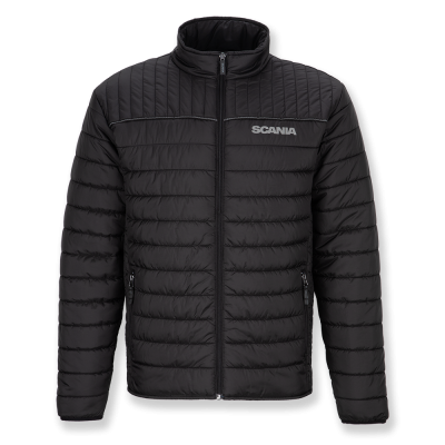 Schwarze Steppjacke für Herren