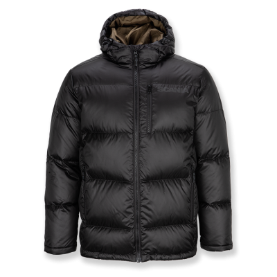 Schwarze Daunenjacke für Herren