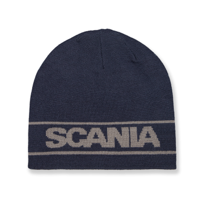 Kids Reversible Navy Beanie