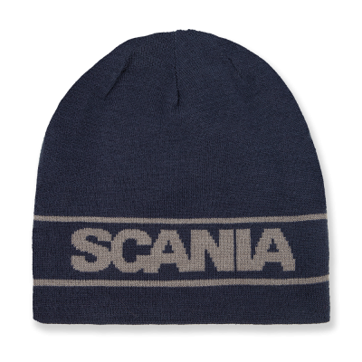 Dwustronna czapka typu beanie, kolor Navy (granatowy)