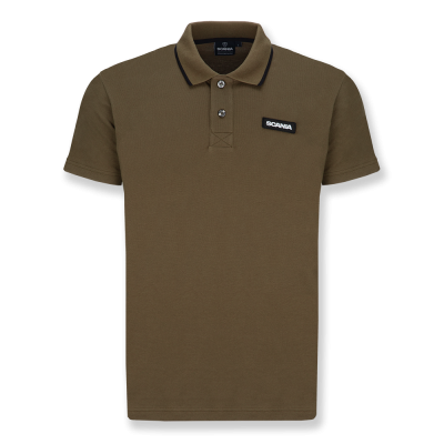 Polo "Base" vert olive pour homme