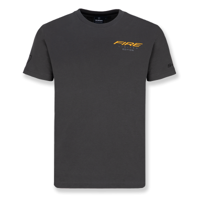 Camiseta Fire para hombre en color gris antracita