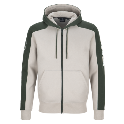 Tinkleurige heren hoodie met rits