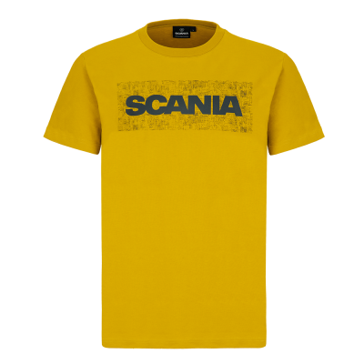 Camiseta Code para hombre en amarillo